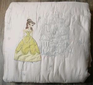 Pottery Barn Kids Disney Princess Quilt Full/Queen 86in x 86in USED (See Photos) - Picture 1 of 6