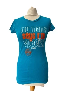 Bubba Gump London Blue T-shirt Size S Short Sleeve Graphic Print Women’s - Picture 1 of 7