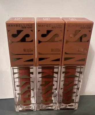 Maybelline Sunkissed Liquid Blush Bronzer~New~Sealed~#06 City Sizzle~Set Of 3 - Image 1 of 3