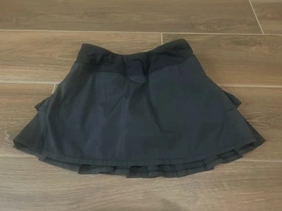 Ivivva by Lululemon Skort Set The Pace Niñas 10 Camisa Tenis Negro Foto 1 de 2