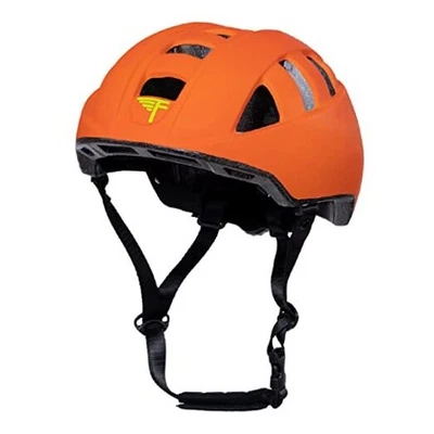  Casco de bicicleta para niños - Doble esfera ajustable certificada, ligero pequeño naranja Foto 1 de 4