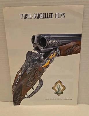 Merkel Suhler armas de caza y deportivas GMBH 3 barreled Guns folleto Foto 1 de 3