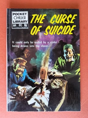 Pocket Chiller Library No. 80 - The Curse of Suicide, Vintage Horror Comic - image 1 of 4