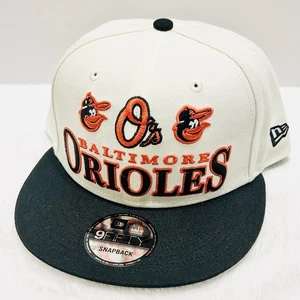 New Era Baltimore Orioles Archive 9FIFTY Snapback Hat Cap Adjustable White MLB - Picture 1 of 5