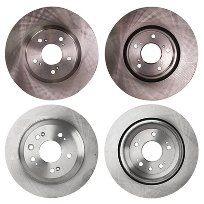 Front and Rear Disc Brake Rotors For 2005-2012 Acura RL - Image 1 of 4