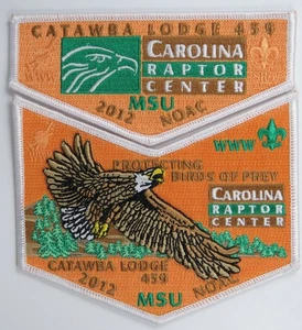 Catawba Lodge 459 Mecklenburg County Council NC  S111+X26 Flap Set 2012 NOAC Whi - Picture 1 of 2