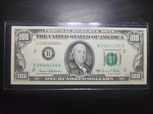 1969 Series C $100 Dollar Bill Serial Number B 38344126 A - Picture 1 of 2