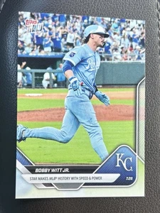 2025 Topps NOW #469 Bobby Witt Jr. 15+ HR 25+ Stolen Bases KC Royals In Hand - Picture 1 of 2