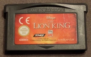 THE LION KING pour Nintendo Gameboy Advance Disney Le Roi Lion AGB-BLKP-EUR - Foto 1 di 1