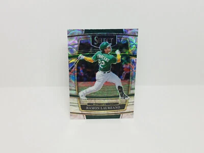 2022 Panini Select #39 Ramon Laureano, Athletics - Scope Prizm Parallel Insert - Image 1 of 2