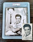 Rare 1958 Elvis Presley "Exhibit Card Proof" TYPE 1 Original Photo PSA