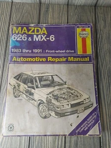Haynes Repair Manual 1983 thru 1991 Mazda 626 & MX-6 - Front-wheel drive models - Bild 1 von 4