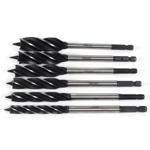 High Carbon Steel 4 Cutter Wood Fast Cut Auger Drill Bit Carpenter Tool 165mm - Picture 1 of 5