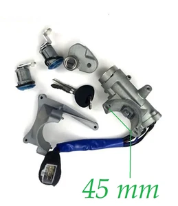 set Zündschloss Schlüssel Schliesszylinder für hyundai atos 2003/2008 45mm - Bild 1 von 2