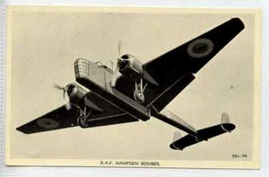 (Lh078-183) R.A.F. Hampden Bomber c1940 Unused VG-EX Valentines 38A-48 - Picture 1 of 1