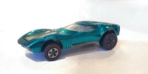 Vintage 1968 USA Redline Hot Wheels AQUA Torero Diecast Toy Car - Picture 1 of 9