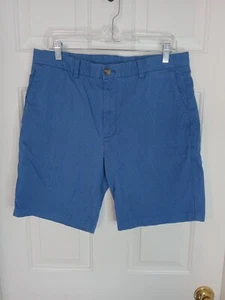 Vineyard Vines Herren Shorts Gr. 36 blau Chino flache Fronttaschen Sommer Seestern - Bild 1 von 18
