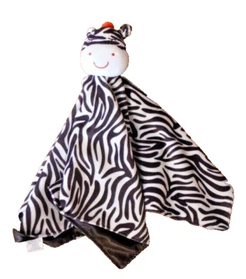 Manta de seguridad para bebé Zebra Lovey de Carter peluche juguete sedoso Foto 1 de 4