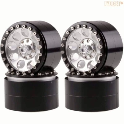 Aro de roda Beadlock 2,2" 4 peças para RC AXIAL HPI HSP Traxxas Tamiya 1/10 Crawler - Imagem 1 de 4