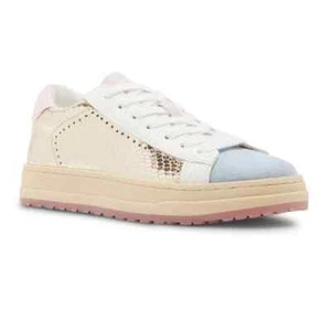Madden Girl Sneaker Mädchen MGRETA Glitzer Gold Schnürer Größe 4 - Bild 1 von 17