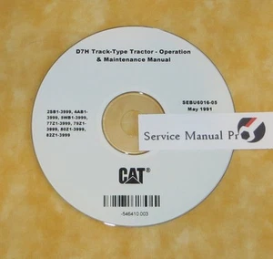 SEBU6016 CAT D7H Track Type Tractor Operation Maintenance Manual CD 2SB 4AB 5WB - Picture 1 of 1