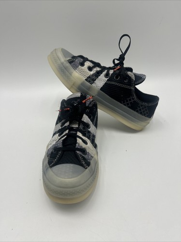 Converse Chuck 70 Knit Mashup 570274C Sneaker Donna Nero Bianco Taglia 7