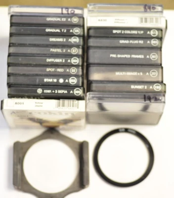 18 Cokin "A"  filters with filter holder & 55mm ring as shown. #3 - Image 1 of 4