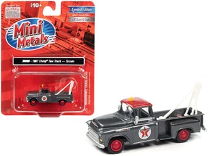 1957 Chevrolet Stepside Tow Truck "Texaco" Gray Metallic with Red Top 1/87 (HO) - Picture 1 of 1