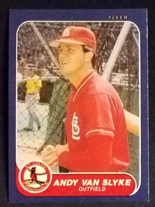 1986 Fleer #48 Andy Van Slyke St. Louis Cardinals NM-MINT - Picture 1 of 2