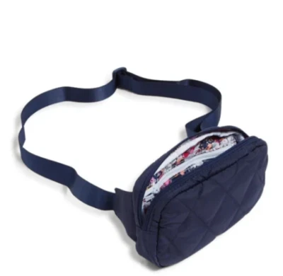 Vera Bradley SCROLL NAVY MINI Bolso Cinturón Ultraligero Nuevo con Etiquetas Foto 1 de 3