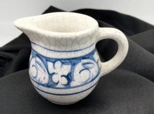 Dedham Pottery The Potting Shed Bunny Pitcher Creamer 2” Vintage Miniature 1991 - Picture 1 of 7