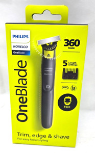 Philips Norelco OneBlade 360 Blade Trim Edge Shave Blade Handle Comb USB NEW