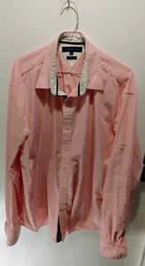 Camisa Tommy Hilfiger Para Hombre Vintage Fit Rosa Talla XXL - Imagen 1 de 9
