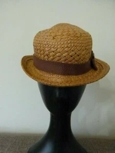 Piccolo Angelo Dal Cielo Handmade Girls Braided Paper Hat Size S - Picture 1 of 10