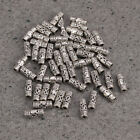  50 pcs Tibetan Silver Column Tube Spacer Beads Jewelry Making Findings for
