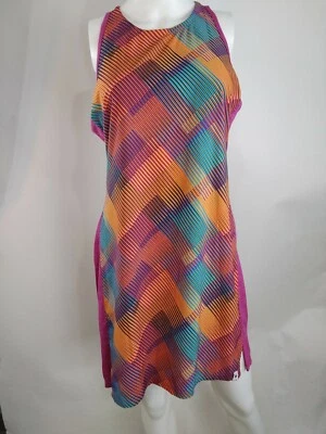 Vestido sin mangas deportivo Smartwool para mujer Merino estampado fucsia mediano 16610-J55 Foto 1 de 4