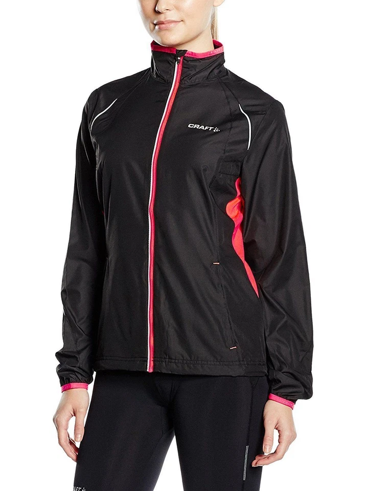 Craft Prime Women's  Black Running Jacket Cycling Jacket Size X-Small UK 8 NEW - Image 1 of 3