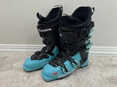 Bota de esquí de travesía alpina Scarpa 4-Quattro XT cerámica para mujer, Mondo talla 25,5, Foto 1 de 4