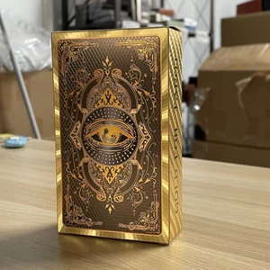 Spanish & English Golden Foil 12x7cm Tarot Deck 2-l Prophecy Cards for Beginners - Picture 1 of 7