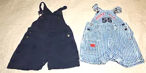 Overalls for baby 12 months mcKids and baseball striped short - Picture 1 of 10