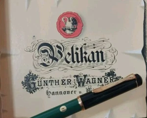 💎 Penna stilografica pelikan M481 EF Gunther Wagner nuova con inchiostro 481 - Foto 1 di 12