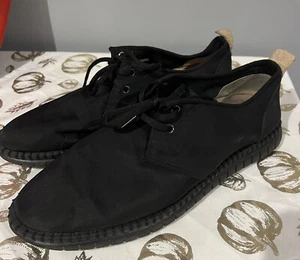 Clarks Men's sz 10 low top nylon lace Up Casual Sneakers black - Picture 1 of 5