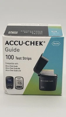 Accu-Chek Guide Teststreifen für Blutzuckertests bei Diabetikern (100er Pack) - Bild 1 von 4