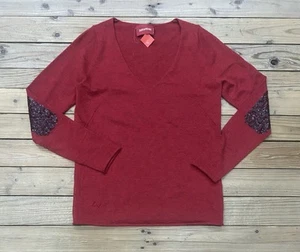 Camicia Zadig&Voltaire taglia XS donna lana cashmere rosso top - Foto 1 di 9