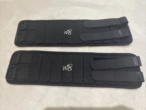 W8FIT 12 Pocket Adjustable Wrist/Ankle Weights 5lb Pair (2.8 lb ea) New - Picture 1 of 2