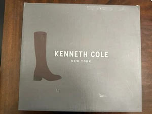 Kenneth Cole Women's Tall Stanford Stretch Boot Vegan Black Size 6.5 - Picture 1 of 11