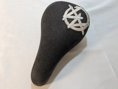 DEMOLITION BMX MARKIT BICYCLE PIVOTAL BLACK DENIM w/ WHITE LOGO - Image 1 of 4