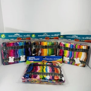 Iris Embroidery Floss Huge Lot 4 Packs 105 & 150 Skeins New Unopened - Picture 1 of 10