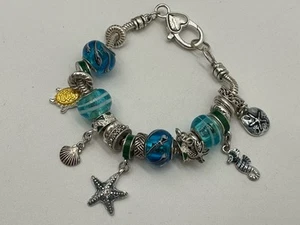 Sea Life Regalia Charm Bracelet - Picture 1 of 7
