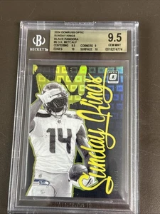 2024 Panini Donruss Optic DK Metcalf SUNDAY KINGS Negro Pandora 08/25 CASO HIT - Imagen 1 de 4
